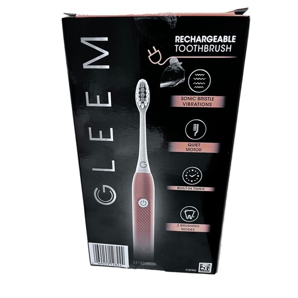 Gleem Rechargeable Toothbrush Coral New‎ - Picture 3 of 5